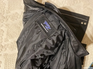 Geaca Piele Rock Motociclist XL - imagine 5