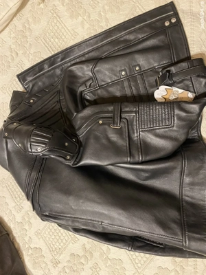 Geaca Piele Rock Motociclist XL - imagine 4