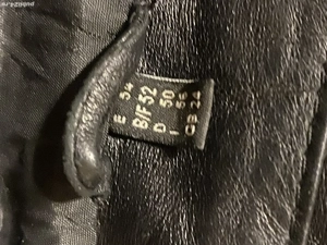 Geaca piele barbateasca neagra XXL - imagine 3