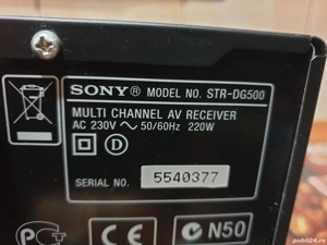 Amplificator Audio STR-DG500 Receiver Audio Amplituner  - imagine 5