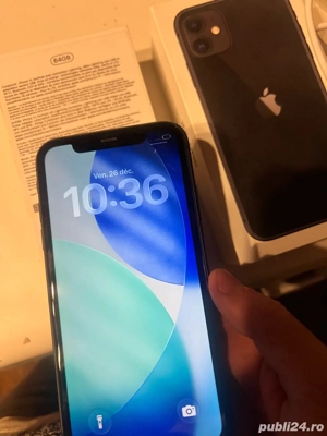 iphone 11, stare buna cu incarcator si cutie
