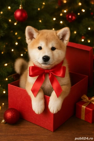 Căței akita inu japonez  - imagine 2