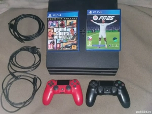PS4 PRO cu GTA5 SI FC 25 la 999 ron