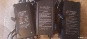 incarcatoare biciclete trotinete electrice 42v 4Amperi si 58.8V cu 2amperi