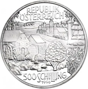 Monede Austria - 500 ATS 1996-98 - Ag 925 - stare PROOF