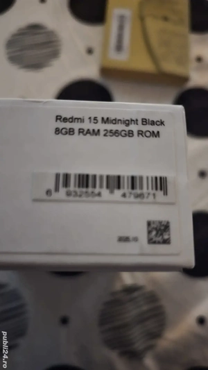 Redmi 15 Nou 620 roni 8 cu 256 giga