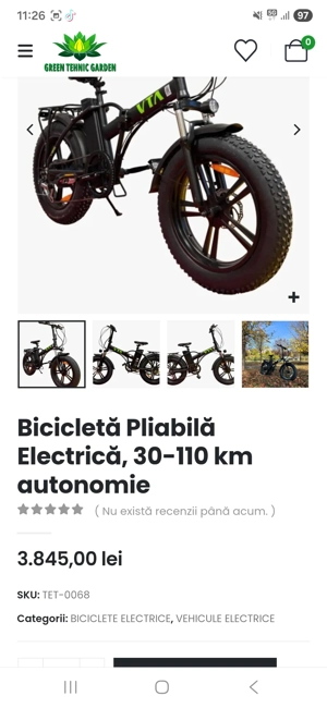 vand bicicleta electrica Volta 