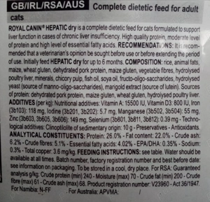 Pt pisici cu probleme HEPATIC VETERINARY hrana uscată Royal Canin, 2kg (expirat, vedeti in poze) - imagine 4