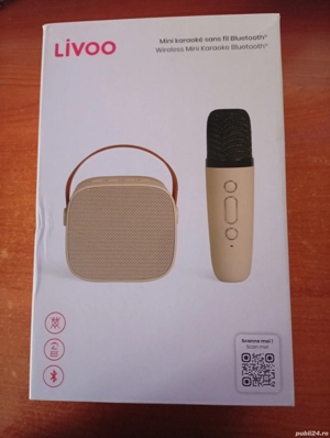 vand urgent Boxă portabilă cu microfon Karaoke LIVOO este noua