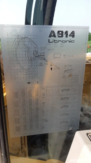 Excavator Liebherr 914 litronic 22 t - imagine 5