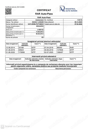 vand Dacia Logan 1.5 diesel consum redus - imagine 6