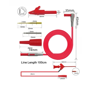 Set cabluri clesti sonde multimetru - imagine 5