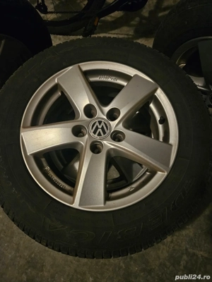 Jante de aliaj cu anvelope pe 15 - imagine 2