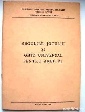 regulile jocului si ghid universal pentru arbitri consiliul national pentru educatie fizica si sport