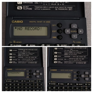 Calculator Casio Data Bank DC-2000-W - imagine 2