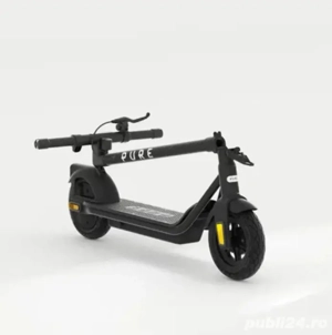 Trotinetă Electrică Pure Air  Black Noir Nou Sigilat ! - imagine 3