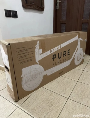 Trotinetă Electrică Pure Air  Black Noir Nou Sigilat !