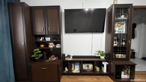 Mobilier living culoare mahon