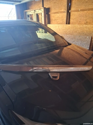 Bandou cromat capotă portbagaj,siglă dacia,clapete accelerație dacia logan - imagine 3