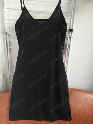 rochie de ocazie, cu paiete si fluturi - imagine 2