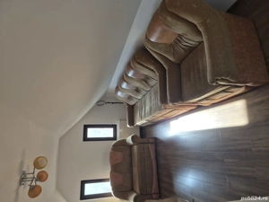 canapea mare si mica si fotoliu de vânzarea 