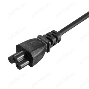 Cablu alimentare laptop cu mufa triunghiulara 3 PINI - imagine 3