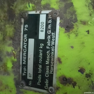 Combină claas mercator 75 - imagine 2