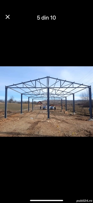 vând hală metalică 12 cu 25 la preț de producător