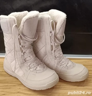 Cizme iarna Quechua SH500 impermeabile, bej, 38