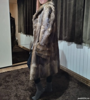 Blana naturala vizon Rosomak vintage 