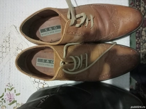Pantofi si ghete  piele, barbati, putin folositi,marimea 43