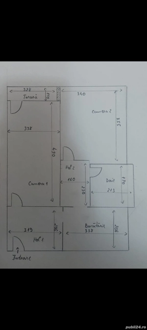 Apartament 2 camere decomandat, 54 mp, bucătărie spațioasă - in Lupeni - Straja sau schimb cu AUTO - imagine 2