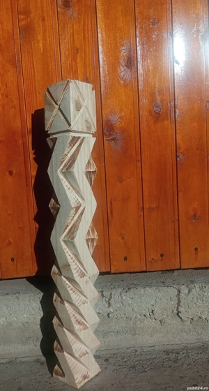 Stâlpi tradiționali sculptați manual!! - imagine 2
