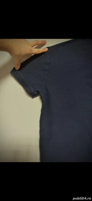 Tricou polo bleumarin   stil clasic, stare bună