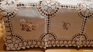 Fata de masa 12 persoane tesuta manual - imagine 4