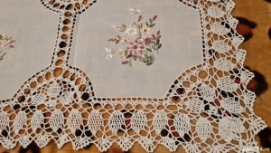 Fata de masa 12 persoane tesuta manual - imagine 3