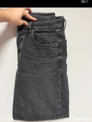 Blugi Zara negri simpli   clasici, ușor de asortat - imagine 4