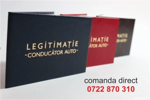 Legitimatie de serviciu conducator auto 2026