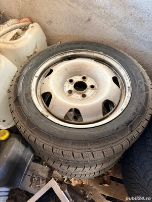 Set roți VW Transporter T5 / T6 Jante oțel anvelope iarnă Continental - imagine 2