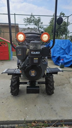 Mini tractor 4x4 cu remorca - imagine 4