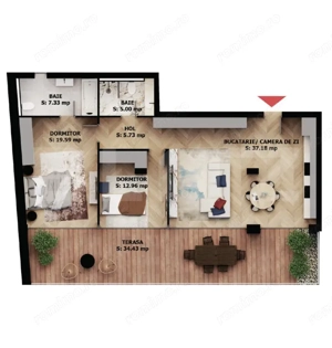 Apartament 3 camere premium | Terasă impresionantă | EAS Residence