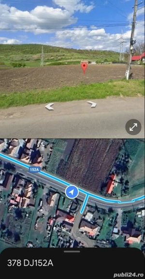 Vand teren intravilan in satul Berghia