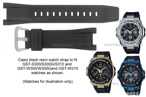 curea Casio GST-W300-W310, GST-S300-S310-S330, GST-S100-S110-S130, GST-210B, dar si alte modele. 