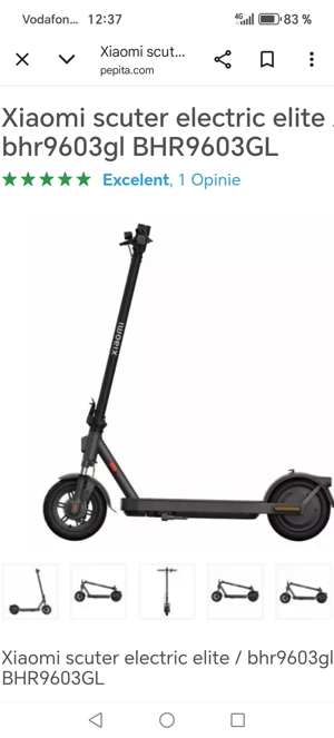 Vînd Trotinetă Electrică Xiaomi Elit