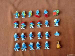 Vand 24 bucati de figurine strumfi de la Kaufland-2025