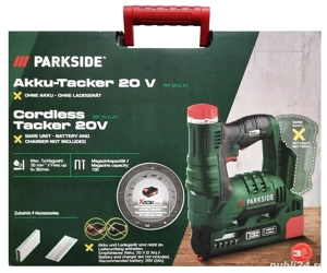 Pistol pentru impuscat cuie - Capsator  Parkside, 20V