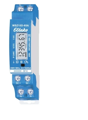 Contor de energie Eltako WSZ15D 65A monofazat profesional