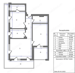 3 Camere Băneasa – 2 bai/2 terase Încălzire în Pardoseală, Lux - imagine 7