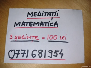 Meditații matematică 
