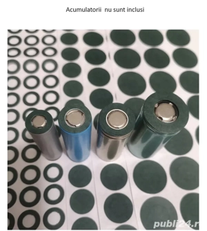 Garnitura de izolare tip inel pentru baterii acumulatori 18650 100buc